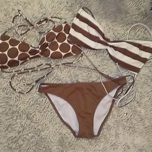 Victoria Secret 3pc suit bikini size Medium
